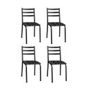 Ver imagem 1 de Kit 4 Cadeiras para Mesa de Jantar Cozinha Assento Estofado Isa Floral