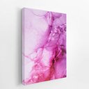 Ver imagem 2 de Tons de Roxo e Rosa Abstrato Tinta Quadro Canvas 140x90cm