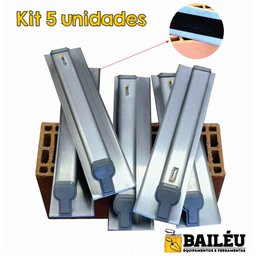 Kit - Paleta espátula Beta 40CM para assentamento de bloco estrutural (5 unid.) Bailéu Régua Beta - 2