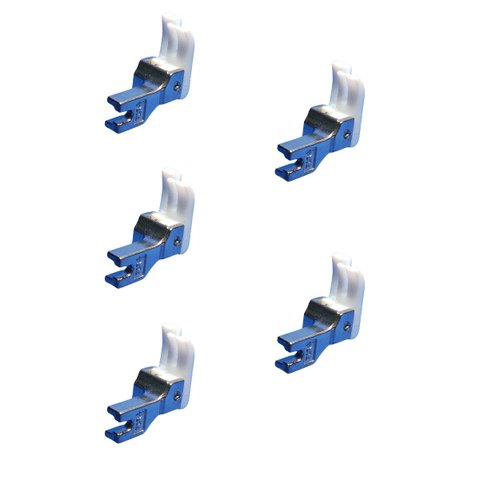 05 Pé Calcador de Teflon Pesponto Compensado para Maquina Reta Industrial Lado Esquerdo 3mm Tcl-1/8e