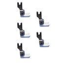 Ver imagem 2 de 05 Pé Calcador de Teflon Pesponto Compensado para Maquina Reta Industrial Lado Esquerdo 3mm Tcl-1/8e