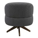 Ver imagem 6 de Poltrona Decorativa Chair Bouclé Cinza Escuro Premium Giratória Sala Dekorien