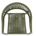 Ver imagem 6 de Kit 4 Cadeiras Empilhável Laguna Trancoso Fratini Aluminio Assento Trama Corda Náutica Verde