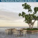 Ver imagem 7 de Kit 4 Cadeiras Empilhável Laguna Trancoso Fratini Aluminio Assento Trama Corda Náutica Verde