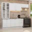 Ver imagem 1 de Armário de Cozinha Completa 270 cm Branco Vik Madesa 05