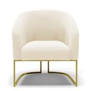 Ver imagem 4 de Cadeira Sala de Jantar Base Industrial Dourado Kit 2 Stella Veludo D03 - D’Rossi