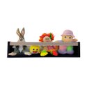 Ver imagem 5 de Prateleira para Livros Infantis Nicho Organizador Pelúcia Quarto de Criança Mdf Preto 55 Cm:cinza