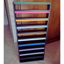 Ver imagem 6 de Prateleira para Livros Infantis Nicho Organizador Pelúcia Quarto de Criança Mdf Preto 55 Cm:cinza