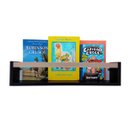 Ver imagem 2 de Prateleira para Livros Infantis Nicho Organizador Pelúcia Quarto de Criança Mdf Preto 55 Cm:cinza
