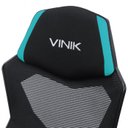 Ver imagem 5 de CADEIRA GAMER ROCKET PRETA COM VERDE CGR10PVD VINIK