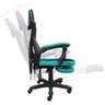 CADEIRA GAMER ROCKET PRETA COM VERDE CGR10PVD VINIK - 4