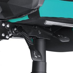 CADEIRA GAMER ROCKET PRETA COM VERDE CGR10PVD VINIK - 7