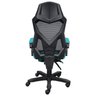 CADEIRA GAMER ROCKET PRETA COM VERDE CGR10PVD VINIK - 3