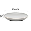 Ver imagem 2 de Prato Raso de Melamina Class Cinza 27cm Wolff Servir Refeição Avulso Cozinha
