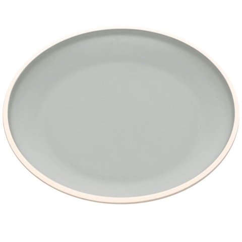 Prato Raso de Melamina Class Cinza 27cm Wolff Servir Refeição Avulso Cozinha
