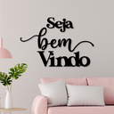 Ver imagem 1 de Letreiro de Parede em MDF Seja Bem Vindo em MDF