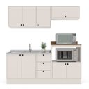 Ver imagem 6 de Cozinha Completa 4 Peças Rubi Off White Branco Yescasa