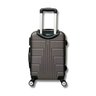 Kit Mala de Viagem Rígida Anti Furto de Fibra Rodinhas 360º 4 peças:preto/Unissex/Único - 5