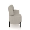 Ver imagem 6 de Sofá Living Decorativo 2 Lugares 1,60m Katara Pés de Ferro Bouclê Cinza G33 - Gran Belo