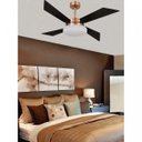 Ver imagem 3 de Ventilador de Teto Vidro Plano 4 Pás Tech Volare 127V