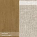 Ver imagem 5 de Conjunto 6 cadeiras Apogeu Amêndoa/linho Bege - Móveis Lopas