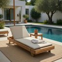 Ver imagem 1 de Conjunto Piscina Espreguiçadeira Maju e Colchonete Waterblock Nude