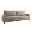 Ver imagem 2 de Estofado Living 4 Lugares Columbia 2,2m Linho Kaki - Casa Giulia