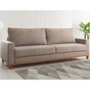 Ver imagem 1 de Estofado Living 4 Lugares Columbia 2,2m Linho Kaki - Casa Giulia