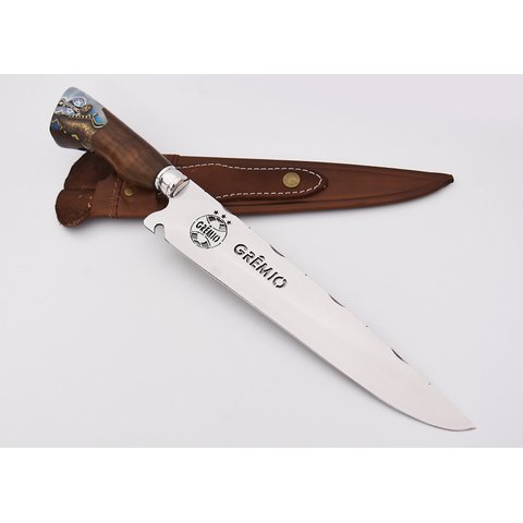 Faca Aço Inox 420 Cabo Hibrido Grêmio