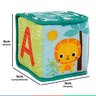Brinquedo Educativo 4 Cubos Macios Blocos de Empilhar Grab & Stack 3+ Meses Bright Starts - 4