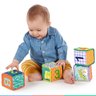 Brinquedo Educativo 4 Cubos Macios Blocos de Empilhar Grab & Stack 3+ Meses Bright Starts - 7