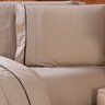 Jogo de Cama Lençol Mônaco Fitado com Fronhas King 04 Peças - Tecido Listrado Percal 300 Fios Acetin - 3