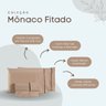 Jogo de Cama Lençol Mônaco Fitado com Fronhas King 04 Peças - Tecido Listrado Percal 300 Fios Acetin - 4