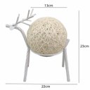 Ver imagem 2 de Luminaria Abajur Cervo Decoraçao Rena Natal Enfeite Mesa Sala Quarto Casa Recepçao Hotel Pousada Res