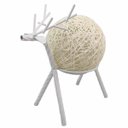 Ver imagem 5 de Luminaria Abajur Cervo Decoraçao Rena Natal Enfeite Mesa Sala Quarto Casa Recepçao Hotel Pousada Res