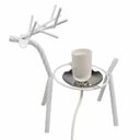 Ver imagem 4 de Luminaria Abajur Cervo Decoraçao Rena Natal Enfeite Mesa Sala Quarto Casa Recepçao Hotel Pousada Res