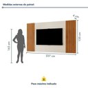 Ver imagem 3 de Rack com Painel para TV até 65 Polegadas 237cm x 201cm Ripado 100% MDF Piazza