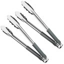 Ver imagem 1 de Kit 2 Pegadores Inox Cabo Emborrachado 30cm Tramontina Utilitá Cinza de Carne Legumes