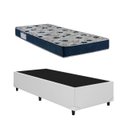 Ver imagem 1 de Cama Base Box Solteiro Branco Colchão Iso 60 D28 - Ortobom