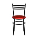 Ver imagem 3 de Cadeira para Mesa Epoxi Preta Cor:vermelho