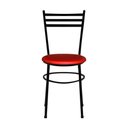 Ver imagem 5 de Cadeira para Mesa Epoxi Preta Cor:vermelho