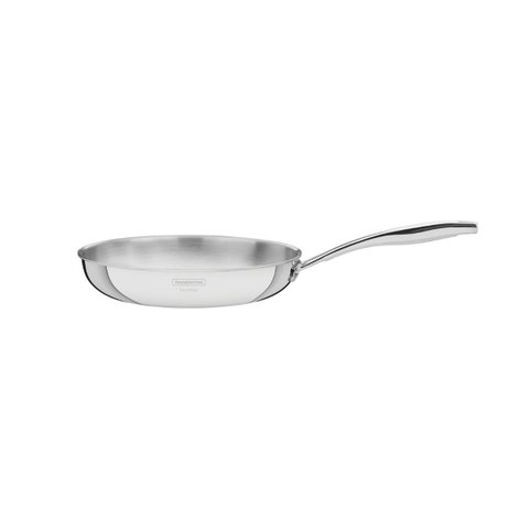 Frigideira Tramontina Grano em Aço Inox 24 cm 1,8L Fundo Triplo Compatível com Indução