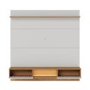 Ver imagem 2 de Painel Home Suspenso Bali com Nicho e Led para Tv até 60 Polegadas Off White Matte Freijó Colibri