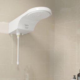 Chuveiro Elétrico Ducha Eletrônica Fit Blindada Branca Hydra 127V 4000W - 4