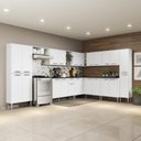 Ver mais imagens de Armário de Cozinha Completa 11 peças Xangai Pop Multimóveis Branco