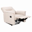 Ver imagem 6 de Poltrona Ravena Reclinável Courino Off White - Sallar Home