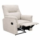 Ver imagem 5 de Poltrona Ravena Reclinável Courino Off White - Sallar Home