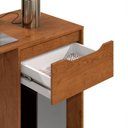 Ver imagem 3 de Escrivaninha Noah Home Office Moderno 1 Gaveta MDF MDP 137cm Freijó EJ Móveis