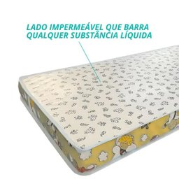 Colchão para Berço D18 Baby Luck Infantil - 70x130x10 - Luckspuma - 5