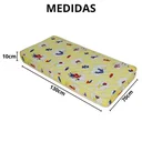 Ver imagem 3 de Colchão para Berço D18 Baby Luck Infantil - 70x130x10 - Luckspuma